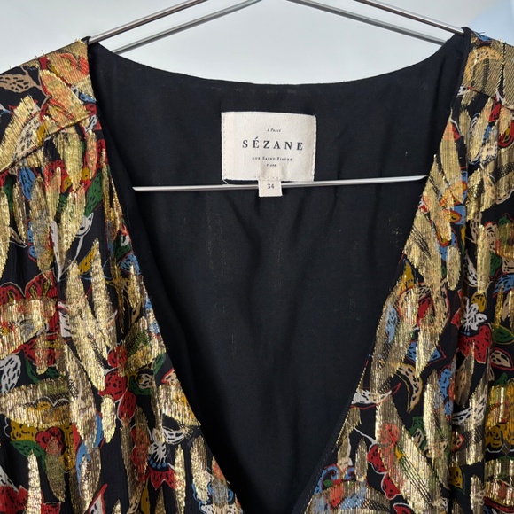 SEZANE Courtney Dress size 34FR -NWOT - Picture 5 of 5